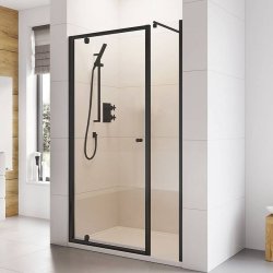 Roman Haven6 Black 800mm Pivot Shower Door