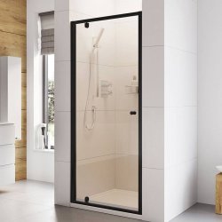 Roman Haven6 Black 800mm Pivot Shower Door