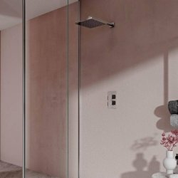 Aqualisa Dream Mixer Shower Square with Wall Fixed Head