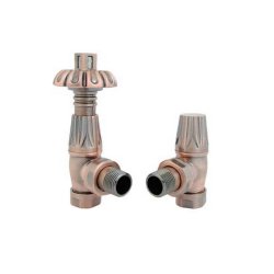 Redroom Copper Angled Traditional Thermostatic Valve Pack