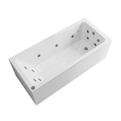 Beaufort Portland SE 1700 x 750mm 14 Jet Whirlpool Reinforced Bath