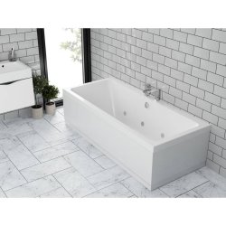 Beaufort Portland DE 1700 x 750mm 6 Jet Whirlpool Reinforced Bath