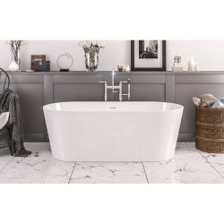 Beaufort Lambeth White 1590 Freestanding Bath