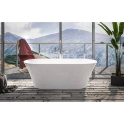 Beaufort Charlton White 1650 Freestanding Bath