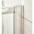 Nuie Pacific Chrome 1500mm Double Sliding Shower Door