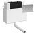 Nuie Arno 500mm White WC Unit