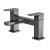 Nuie Square 1700 x 850mm RH L Shaped Shower Bath Set