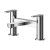 Nuie Square 1700 x 850mm RH L Shaped Shower Bath Set