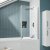 Nuie Square 1500 x 850mm LH L Shaped Shower Bath