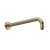 Nuie Arvan Brushed Brass Thermostatic Twin Valve with Diverter