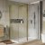 Scudo S8 Brushed Brass 700mm Wetroom Panel