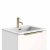 Scudo Chevron 600mm Matt Blue Wall Mounted Vanity Unit and Basin