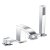 Scudo 1700x850mm RH P Shaped Shower Bath