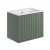 Scudo Alfie 600mm Reed Green Wall Mounted Vanity Unit and Countertop