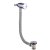 Scudo 1700x850mm RH P Shaped Shower Bath