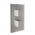 Scudo Chrome Square Ceiling Mounted Shower Arm