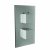 Scudo Chrome Square Ceiling Mounted Shower Arm