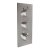 Scudo Chrome Square Ceiling Mounted Shower Arm