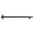 Scudo Black Square 300mm Fixed Shower Head