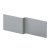 Nuie Square 1700 x 850mm LH L Shaped Shower Bath