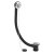 Nuie Square 1700 x 850mm RH L Shaped Shower Bath Set