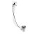 Nuie Square 1700 x 850mm RH L Shaped Shower Bath Set