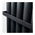 Scudo Apex Anthracite 1800 x 413mm Vertical Double Designer Radiator