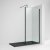 Nuie Black 1000mm Outer Frame Wetroom Panel