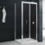 Merlyn Mbox 1400mm Chrome RH Low Level Access Sliding Shower Door