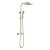 Ajax Keah 6mm Brushed Brass 1200mm Sliding Shower Door