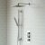 Ajax Keah 6mm Chrome 900mm Corner Entry Sliding Shower Doors