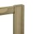 Nuie Rene 800mm Brushed Brass Framed Quadrant Shower Enclosure