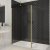 Merlyn 300mm Brushed Brass 8mm Wetroom Panel