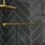 Merlyn 900mm Brushed Brass 8mm Fluted Wetroom Panel