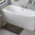 Beaufort Portland SE 1700 x 800mm 5mm Matt White Bath