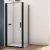 Kudos Divera 1000mm Matt Black Sliding Shower Door