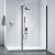 Merlyn 1000mm Matt Black 8mm Wetroom Panel