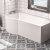 Beaufort Portland 1700 x 850mm LH P Shaped 5mm Bath