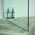 Aquadart Wetroom 8 Silver 500mm Clear Glass Wetroom Panel