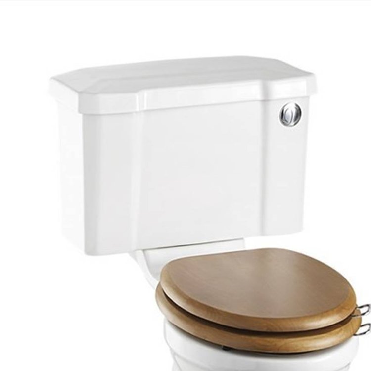 Burlington Close Coupled 520 Ceramic Button Cistern