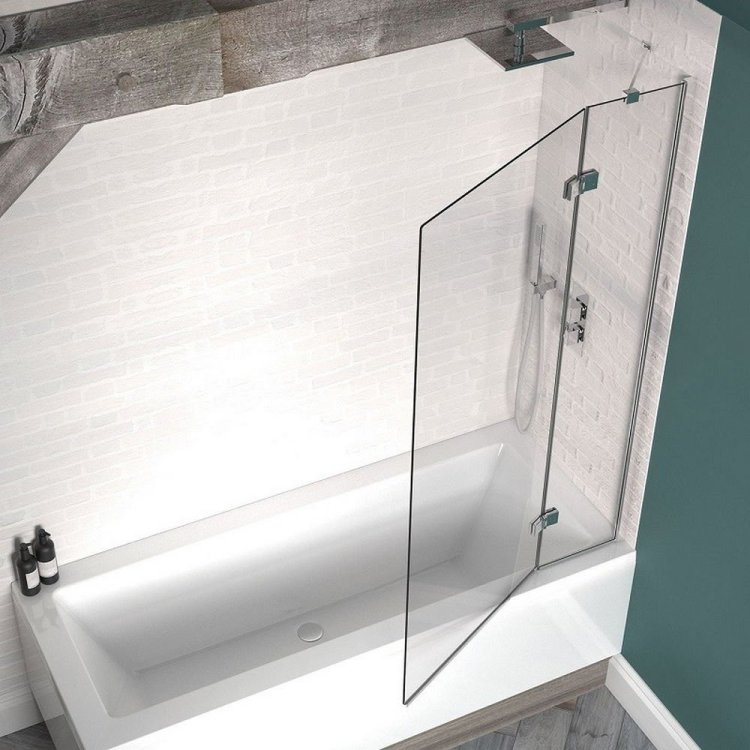 Kudos Inspire 6mm RH Two Panel Out-Swing Bath Screen 4BASC2PFOUTRHS