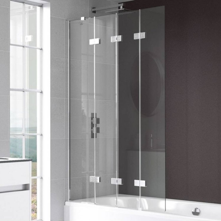 Kudos Inspire 6mm LH Four Panel In Folding Bath Screen