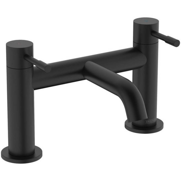 Bristan Mila Black Bath Filler Tap