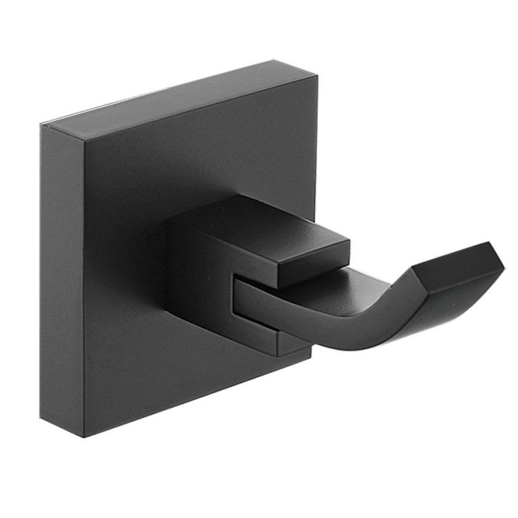 Bristan Black Square Robe Hook