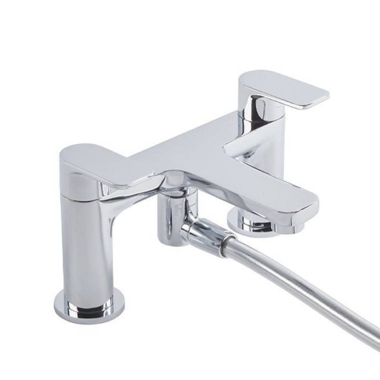 Tavistock Savour Chrome Deck Mounted Bath Shower Mixer