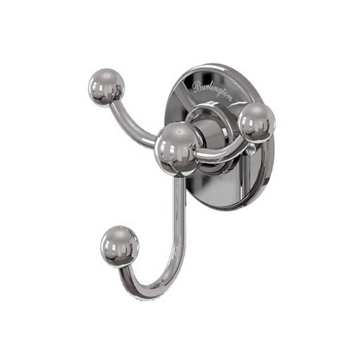 Burlington Chrome Triple Robe Hook