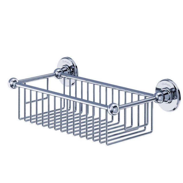 Burlington Chrome Wall Mounted Wire Basket