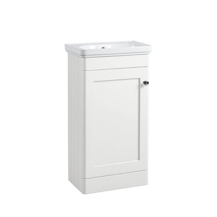 Tavistock Marston 450mm Paper White Cloakroom Unit