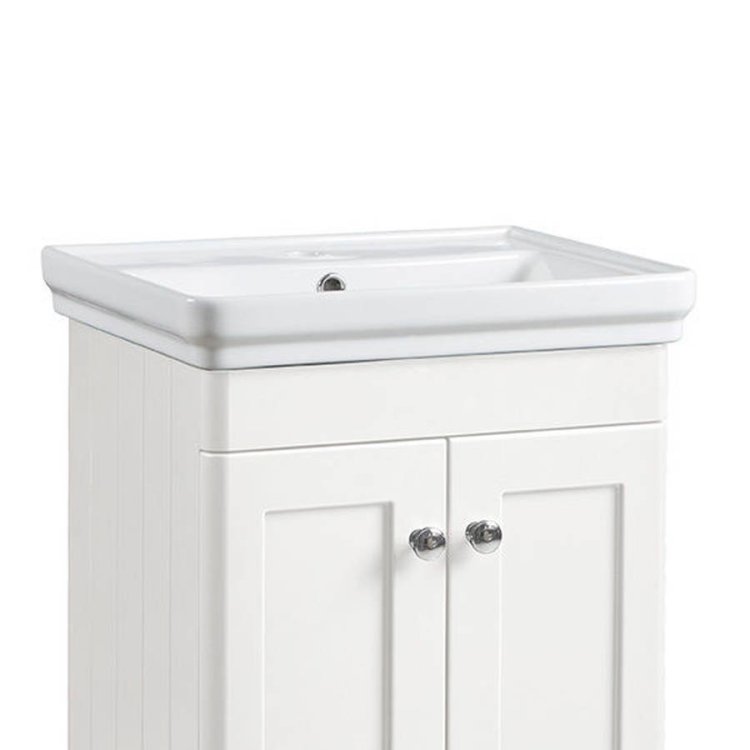 Tavistock Marston 500mm 2 Tap Hole Vanity Unit Basin