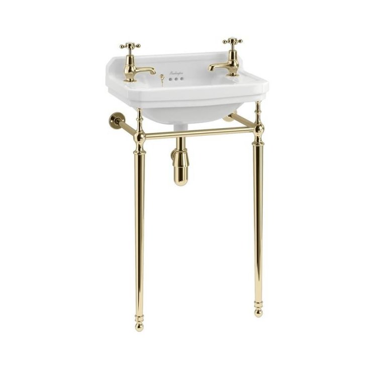 Burlington Edwardian 51cm Gold Basin Washstand